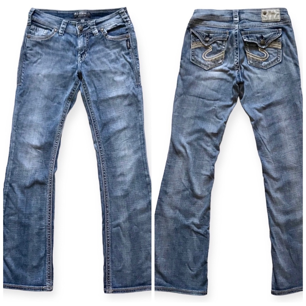 Silver Jeans Women's Blue Flare & Wide Leg Jeans